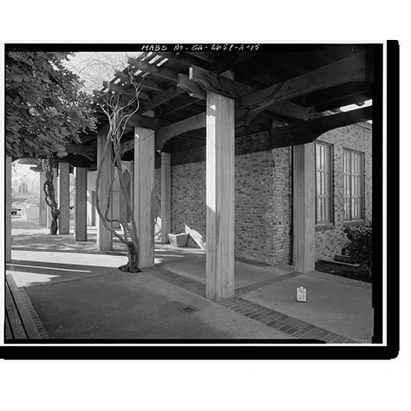 Historic Print, Sacramento Junior College, Library, 3835 Freeport Boulevard, Sacramento, Sacramento County, CA - 15, 18" x 24"