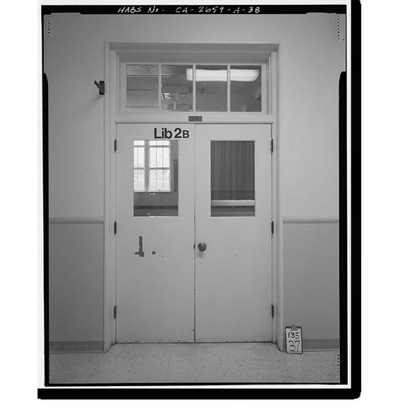 Historic Print, Sacramento Junior College, Library, 3835 Freeport Boulevard, Sacramento, Sacramento County, CA - 38, 18" x 24"