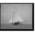Historic Print, [Sailing on the beach, Ormond, Florida], 16" x 20