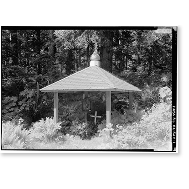 Historic Print, Saints Sergius & Herman of Valaam Russian Orthodox