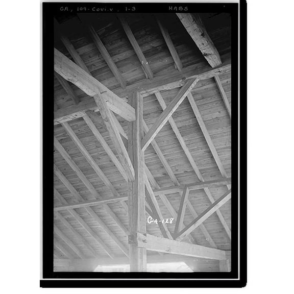 Historic Print, Salem Camp Ground, Covington vicinity, Newton County, GA - 3, 16" x 20"