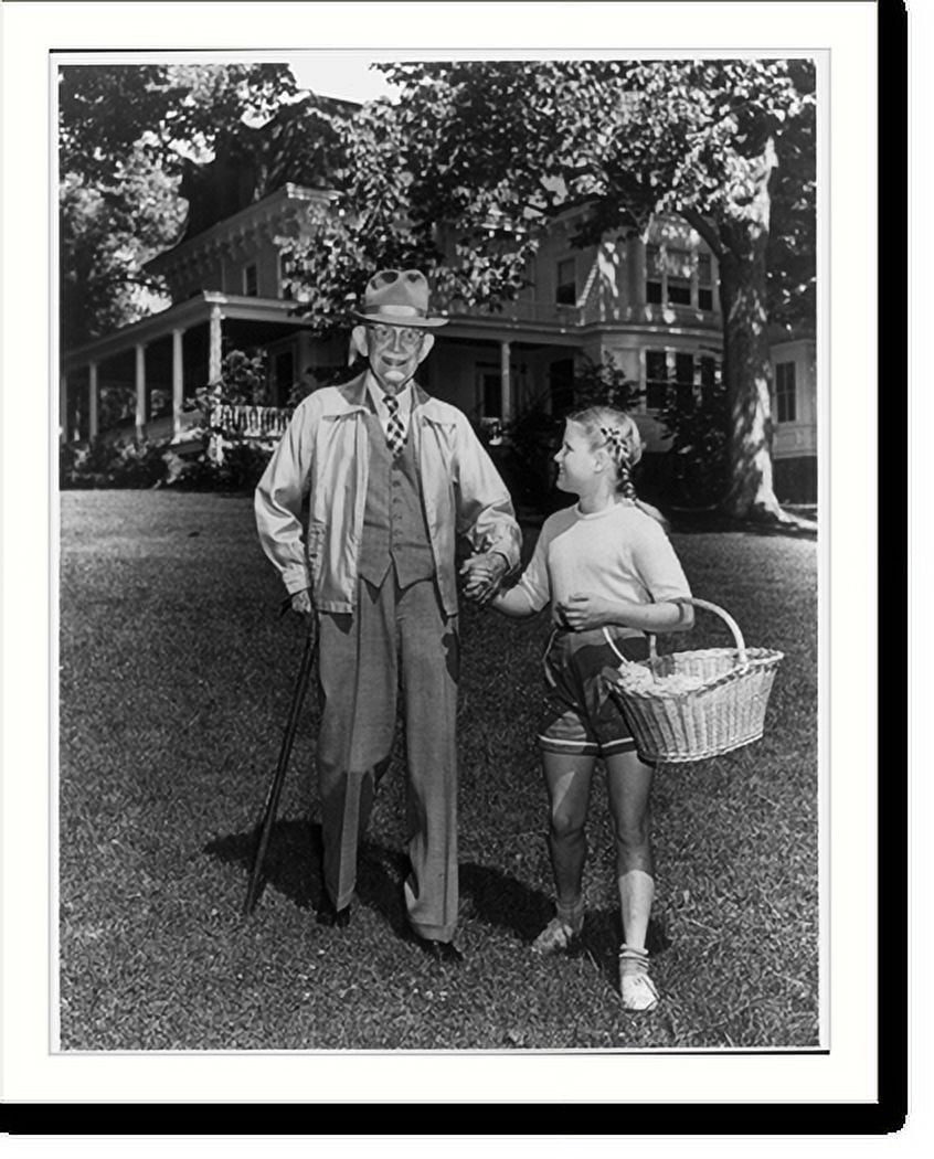 Historic Print, [Sally Fitzgerald of Nyack, N.Y. holding hand of her