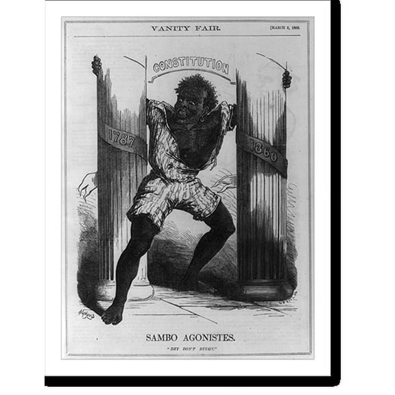 Historic Print, Sambo Agonistes, 16" x 20"