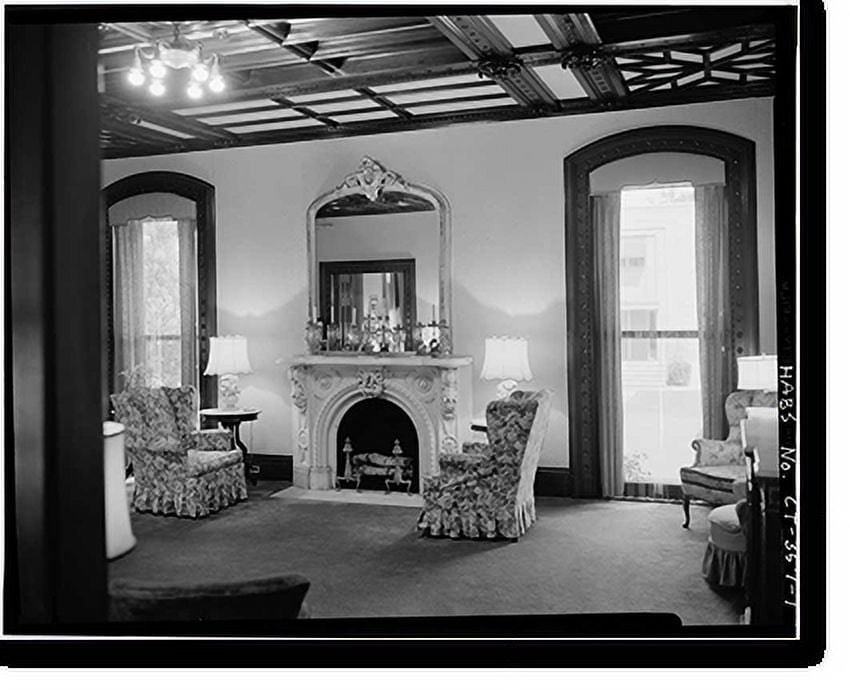 Historic Print, Samuel Colt House, 80 Wethersfield Avenue, Hartford