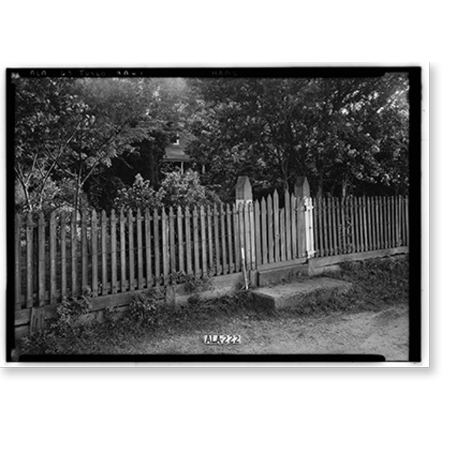 Historic Print, Samuel M. Peck House, Eighteenth Street & Thirtieth