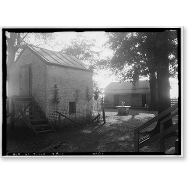 Historic Print, Samuel M. Peck House, Eighteenth Street & Thirtieth