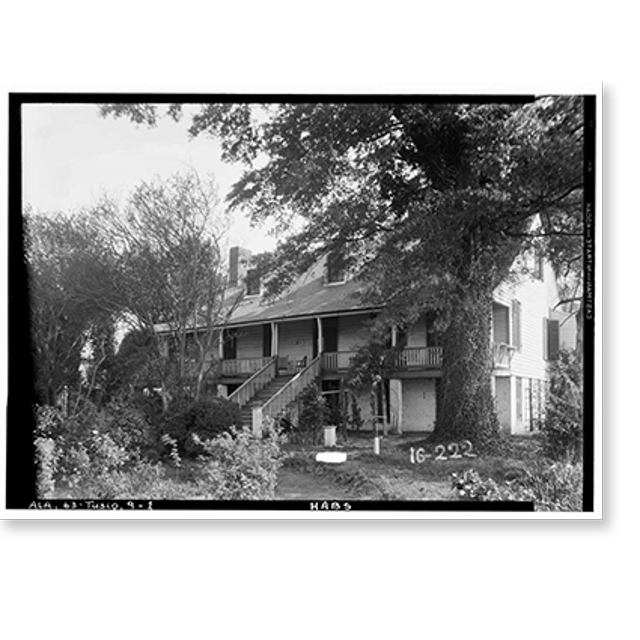 Historic Print, Samuel M. Peck House, Eighteenth Street & Thirtieth