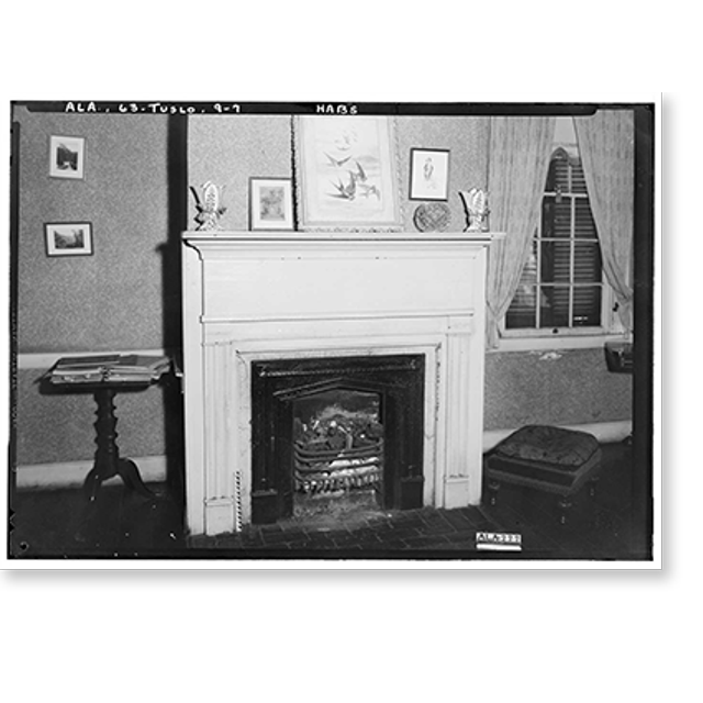 Historic Print, Samuel M. Peck House, Eighteenth Street & Thirtieth