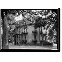 Historic Print, Samuel P. Hamilton House, 330 Abercorn Street, Savannah, Chatham County, GA - 2, 18" x 24"