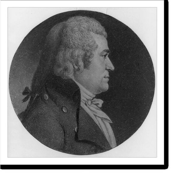 Historic Print, [Samuel Smith, head-and-shoulders portrait, right profile], 16" x 20"