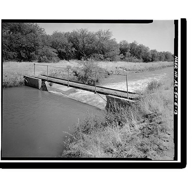 Historic Print, San Carlos Irrigation Project, Marin Canal, Amhurst