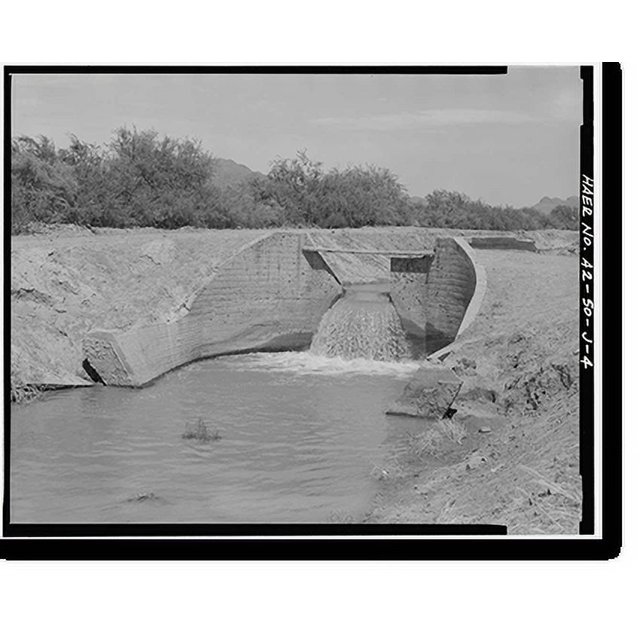 Historic Print, San Carlos Irrigation Project, San Tan Flood Water