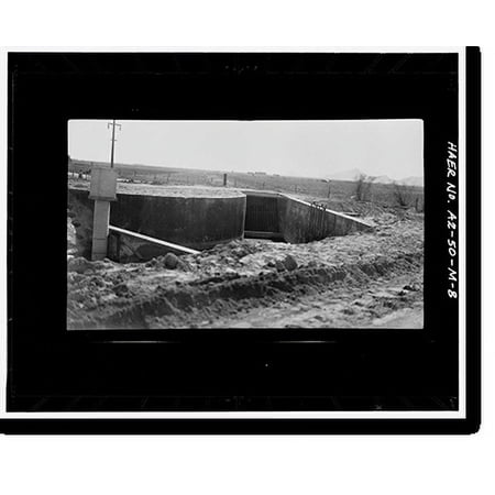 Historic Print, San Carlos Irrigation Project, Southside Canal, South Side of Gila River, Coolidge, Pinal County, AZ - 8, 16" x 20"