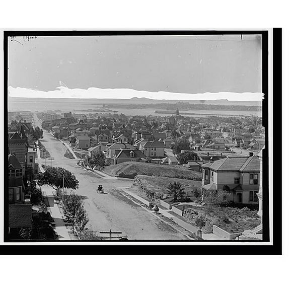 Historic Print, San Diego and Coronado Beach, Cal. - 3, 16" x 20"