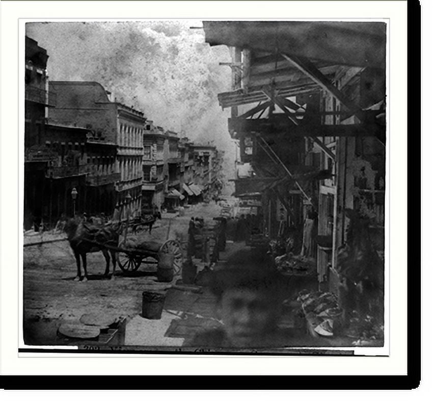 Historic Print, San Francisco, Calif. China Town, Sacramento St., 16