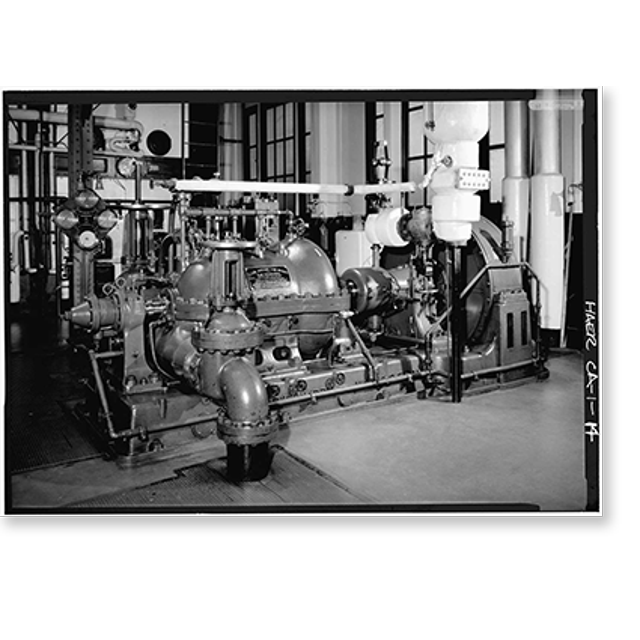 Historic Print, San Francisco Fire Department, Pumping Station No. 2