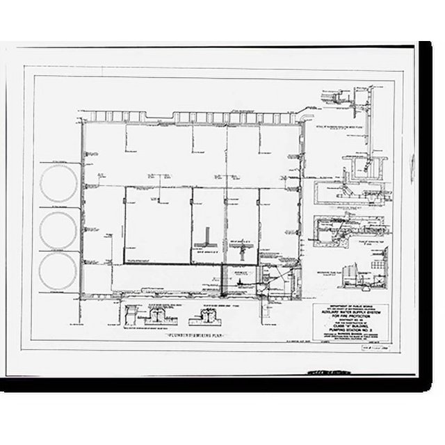 Historic Print, San Francisco Fire Department, Pumping Station No. 2