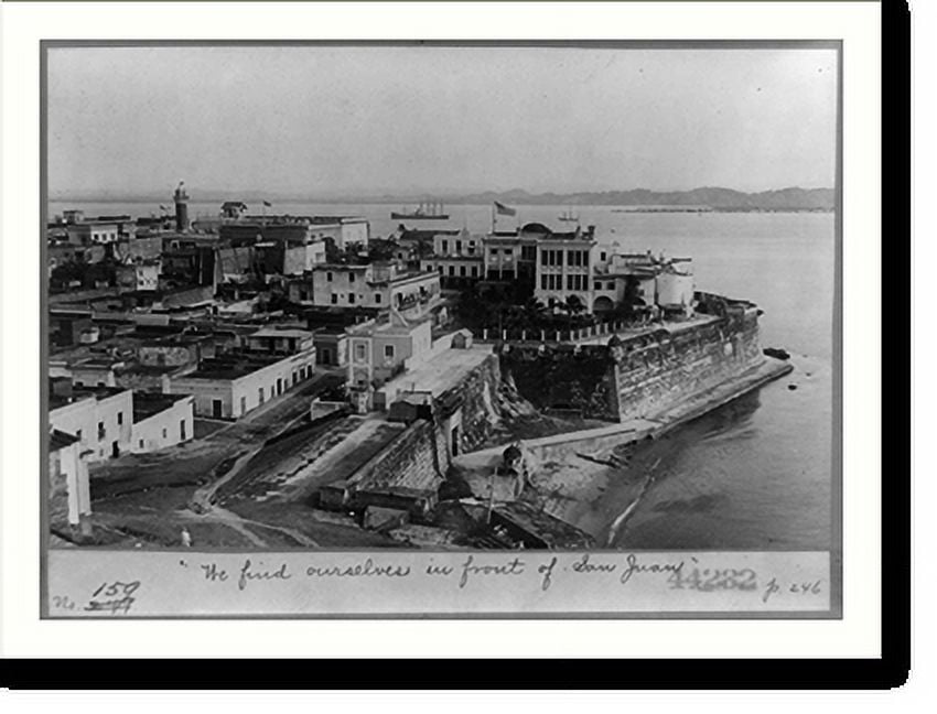 Historic Print, San Juan, Puerto Rico, 16" x 20"