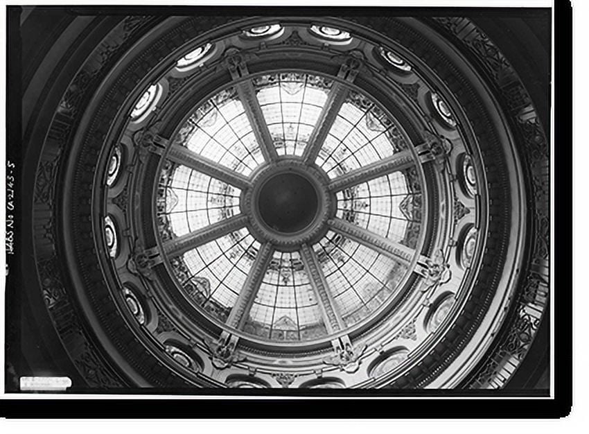 Historic Print, San Mateo County Courthouse, Middlefield, Hamilton