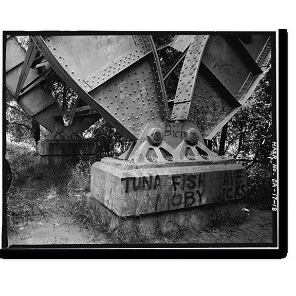 Historic Print, San Roque Canyon Bridge, State Highway 192, Santa Barbara, Santa Barbara County, CA - 18, 18" x 24"
