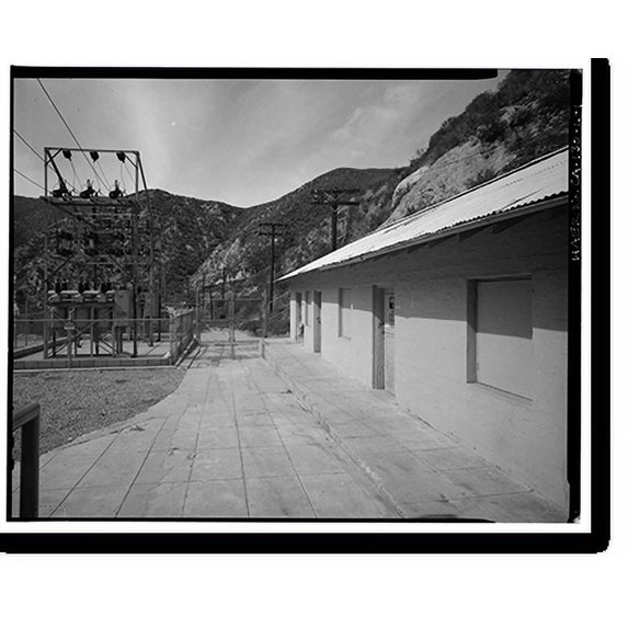 Historic Print, Santa Ana River Hydroelectric System, SAR-1 Machine Shop, Redlands vicinity, San Bernardino County, CA, 16" x 20"