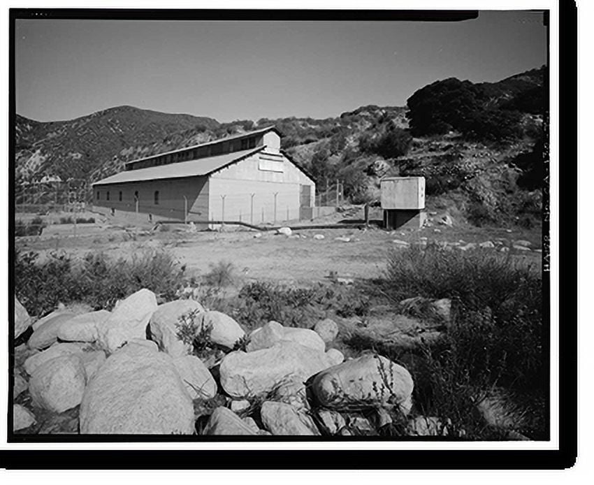 Historic Print, Santa Ana River Hydroelectric System, SAR1 Powerhouse