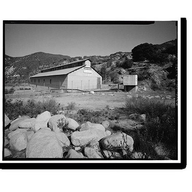 Historic Print, Santa Ana River Hydroelectric System, SAR1 Powerhouse