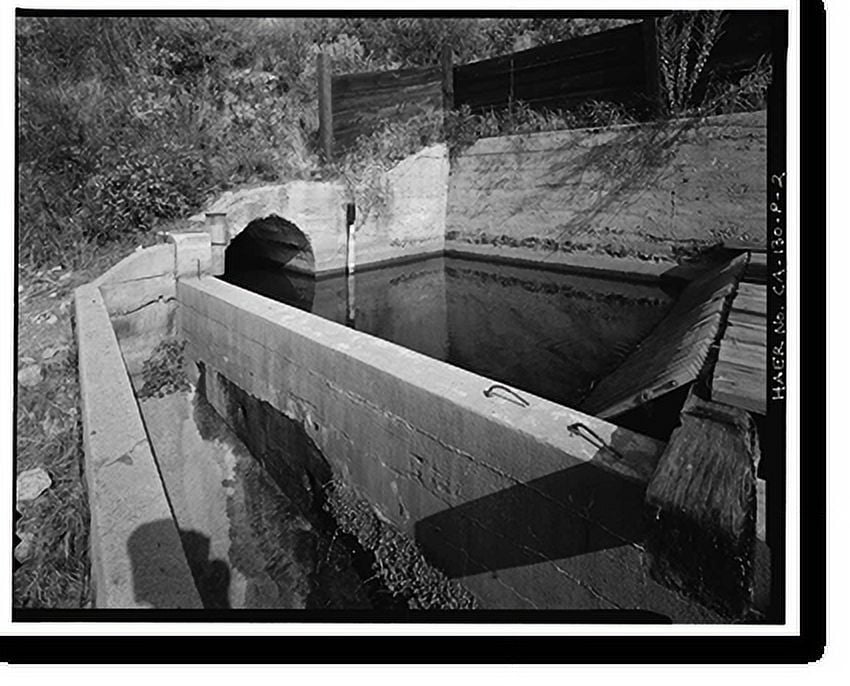 Historic Print, Santa Ana River Hydroelectric System, SAR2 Forebay