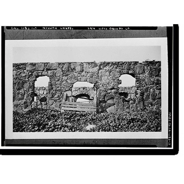 Historic Print, Santa Margarita Asistencia, Santa Margarita vicinity