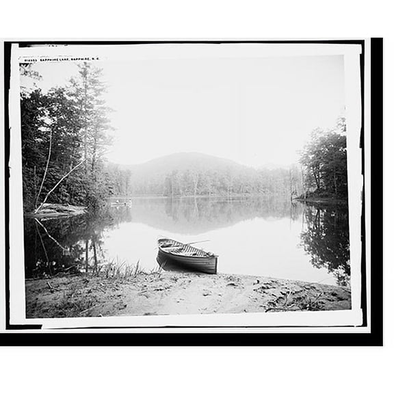 Historic Print, Sapphire Lake, Sapphire, N.C. - 3, 18" x 24"