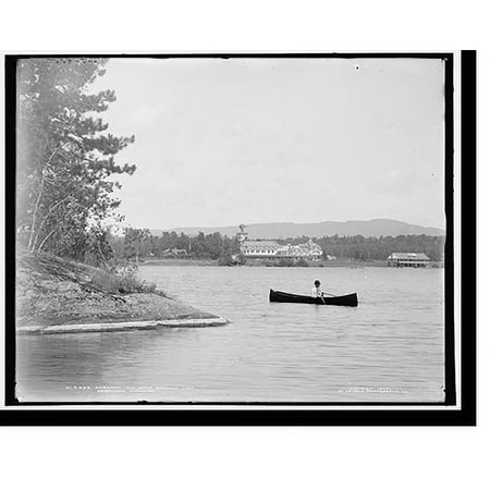 Historic Print, Saranac Inn, Upper Saranac Lake, Adirondack Mountains - 6, 18" x 24"