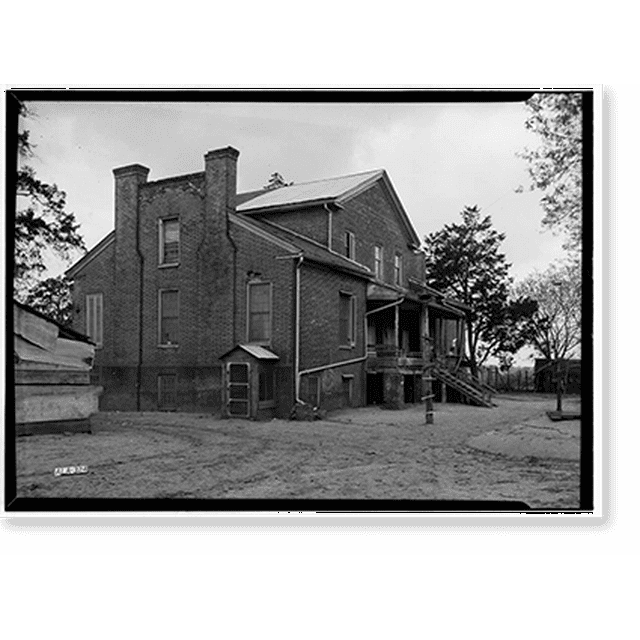 Historic Print, SaundersGoodeHall House, State Highway 101, Town