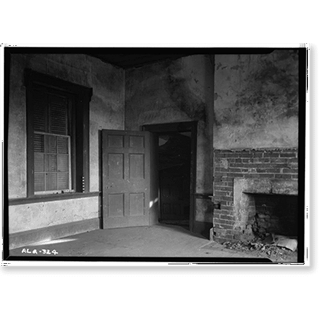 Historic Print, SaundersGoodeHall House, State Highway 101, Town