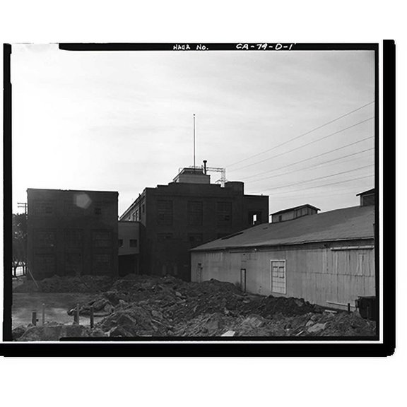 Historic Print, Savage Tire Factory, Factory Building, 2301 Main Street, San Diego, San Diego County, CA, 18" x 24"