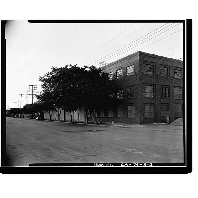 Historic Print, Savage Tire Factory, Office Building, 2301 Main Street