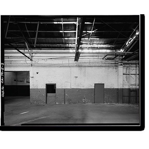 Historic Print, Savage Tire Factory, Original Brick Warehouse, Main Street, San Diego, San Diego County, CA - 3, 16" x 20"