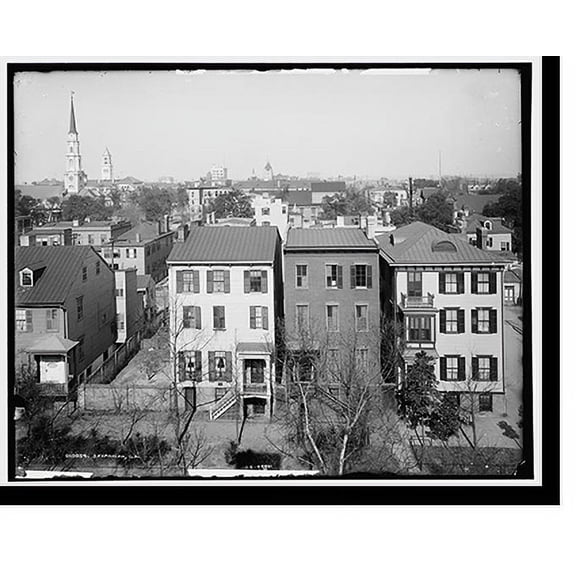 Historic Print, Savannah, Ga. - 2, 16" x 20"