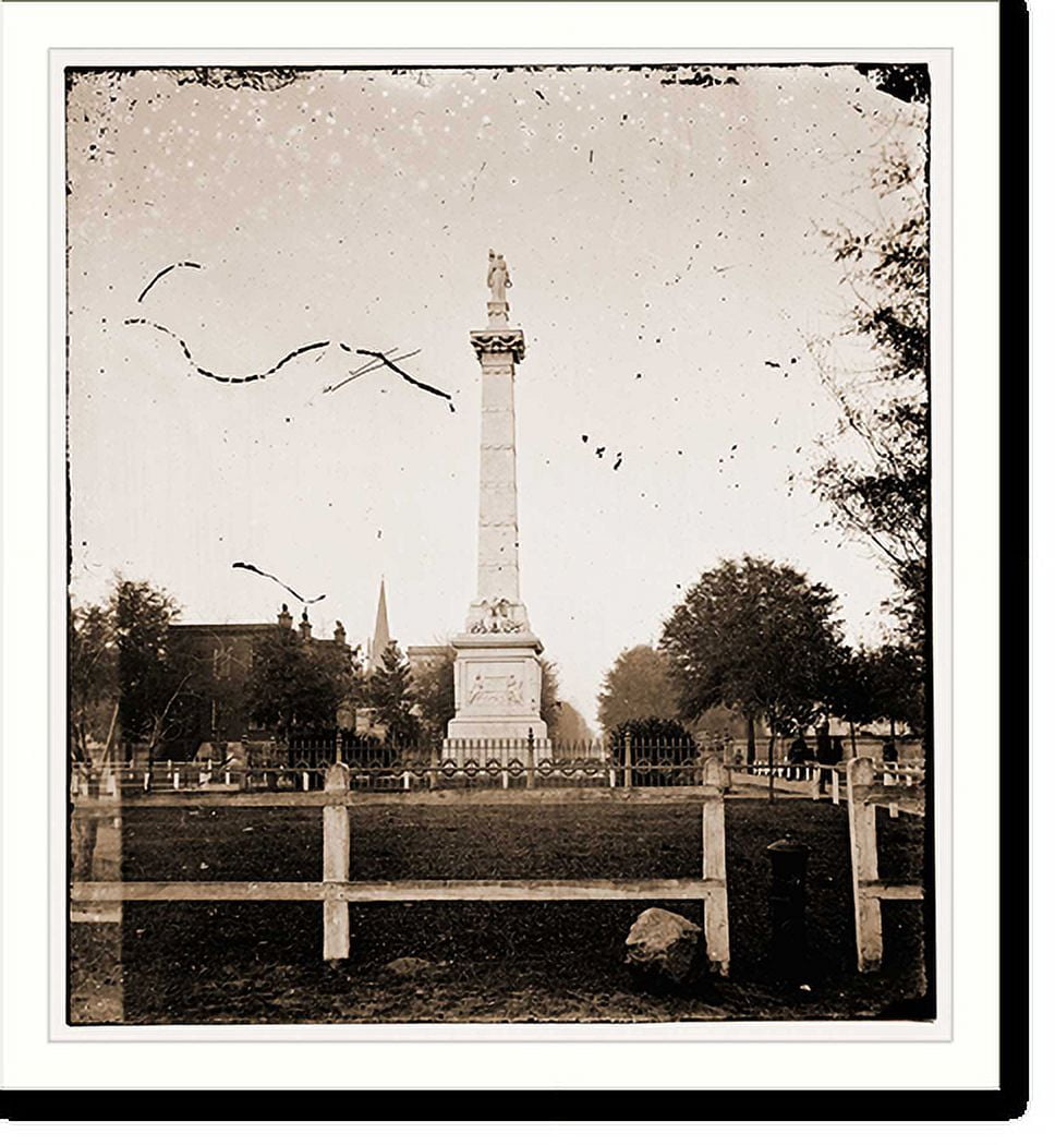Historic Print, Savannah Pulaski monument, 16" x 20"