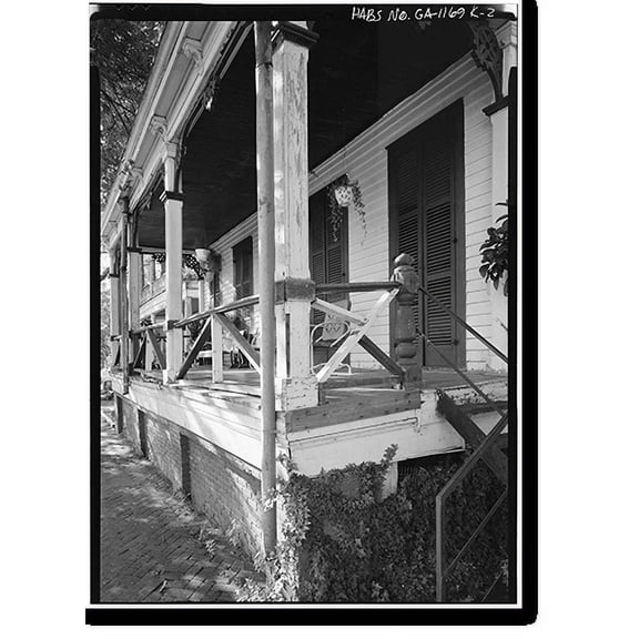 Historic Print, Savannah Victorian Historic District, 313 East Bolton Street (House), Savannah, Chatham County, GA - 2, 18" x 24"