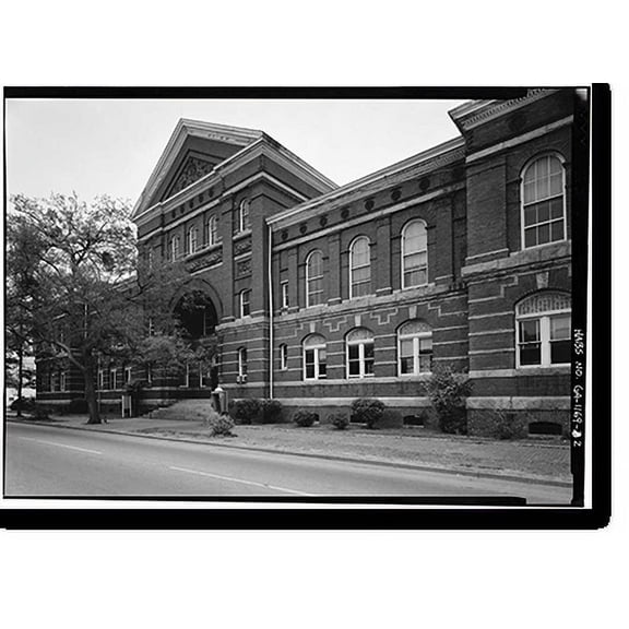 Historic Print, Savannah Victorian Historic District, Bounded by Gwinnett, East Broad, West Broad Street, Savannah, Chatham County, GA - 2, 16" x 20"