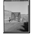 Historic Print, Saxton Bridge, Spanning Gunnison River on Delta County