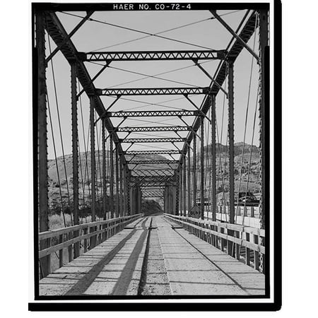 Historic Print, Saxton Bridge, Spanning Gunnison River on Delta County Road 650R, Delta vicinity, Delta County, CO - 4, 16" x 20"