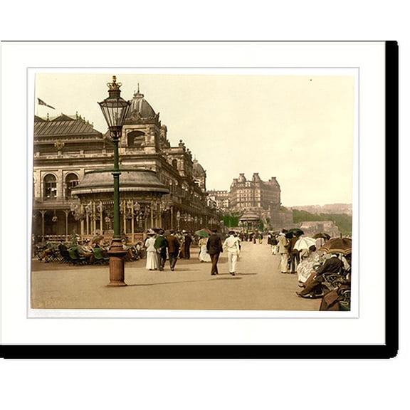 Historic Print, Scarborough the spa Yorkshire England, 16" x 20"
