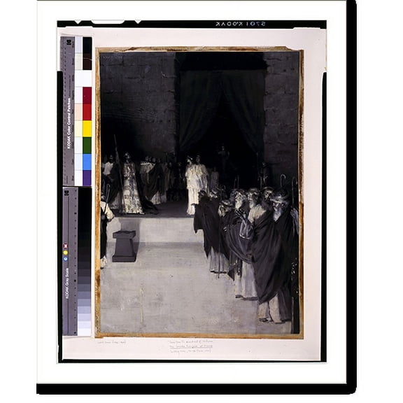 Historic Print, Scene from the second act of Antigone"" - 2, 18" x 24"