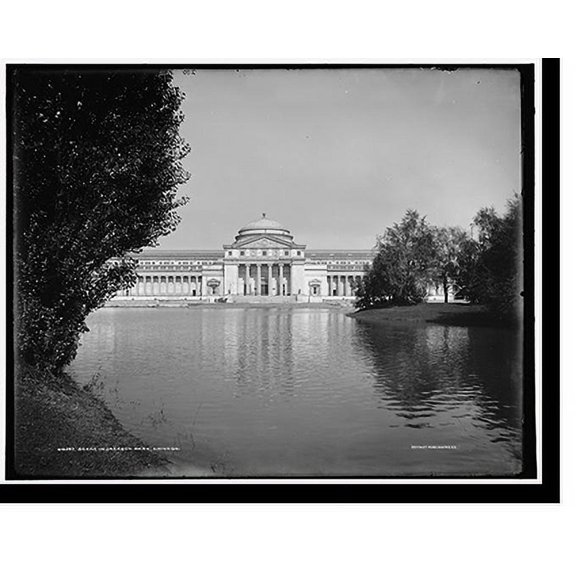 Historic Print, Scene in Jackson Park, Chicago, Ill., 18" x 24"