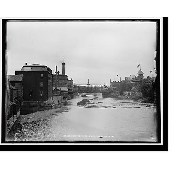 Historic Print, Scene on the Chicago & North Western Ry., 16" x 20"