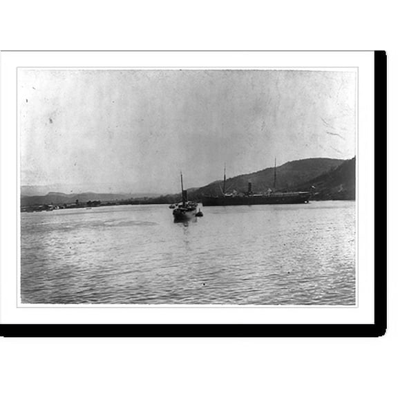 Historic Print, [Scenes in Puerto Rico, 1898: Gunica Harbor, Occupation], 16" x 20"