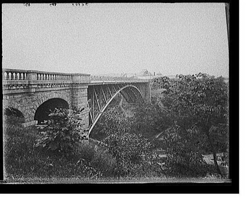 Historic Print, [Schenley Park, Panther Bridge, Pittsburgh, Pa.], 16" x