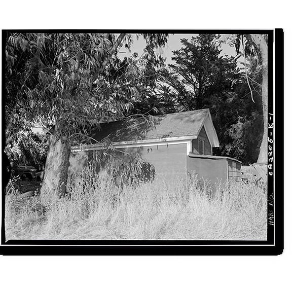 Historic Print, Schlake Ranch, Garage, 2300 East Washington Street, Petaluma, Sonoma County, CA, 16" x 20"
