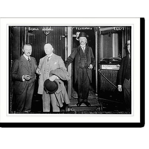 Historic Print, Scholz, Hermes, Fehrenbach, 16" x 20"